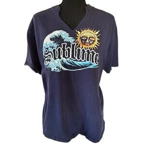 Vintage Sublime Band Tee – Anvil Tag – Distressed Cut – Size L